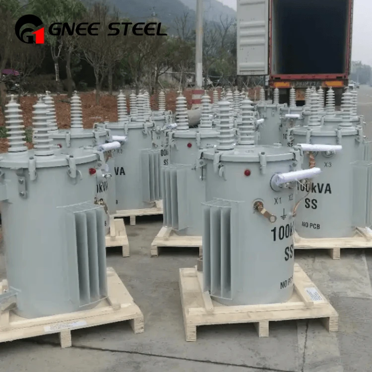 50kVA Single-Phase Overhead Type Pole Mounted Mild Steel Distribution Power Transformers